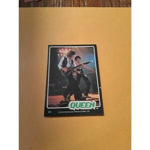 Vintage 1979 Raincloud Productions Queen Trading Card #31 Rock Band Memorabilia